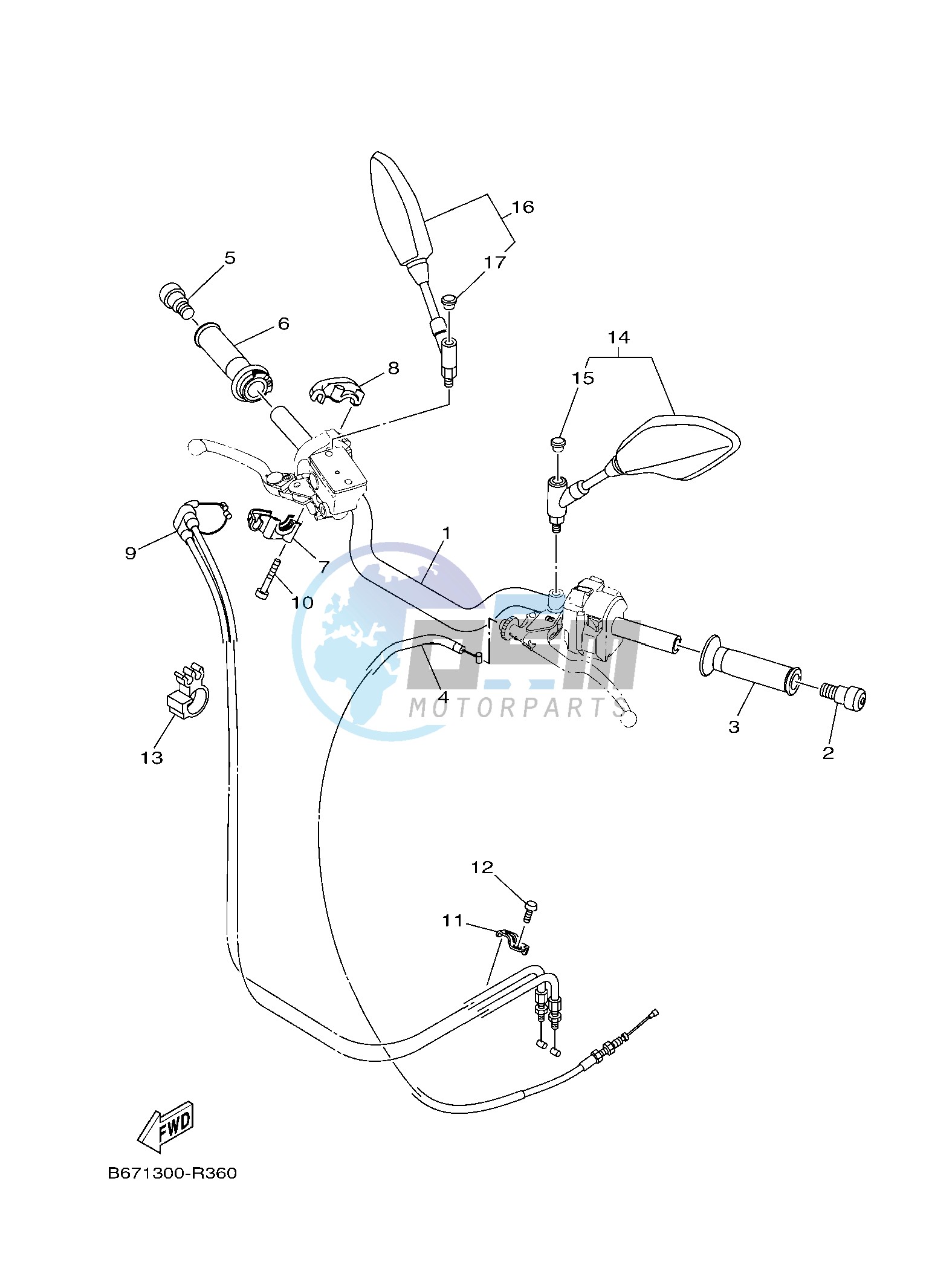 STEERING HANDLE & CABLE