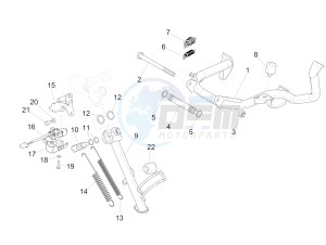 GTS 300 HPE 4T-4V IE ABS E4 (NAFTA) drawing Stand/s