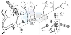 NSS250A JAZZ drawing SWITCH/CABLE