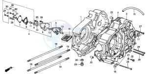 C70Z 50 drawing CRANKCASE/OIL PUMP