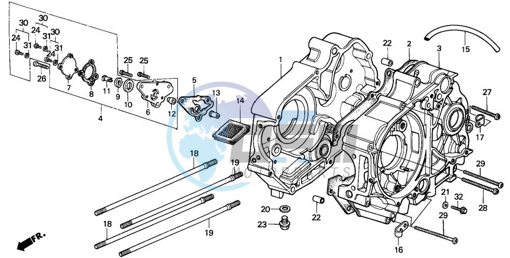 CRANKCASE/OIL PUMP