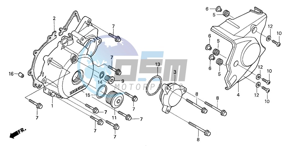 LEFT CRANKCASE COVER