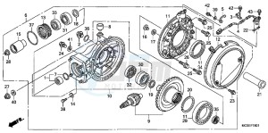 ST1300AC Pan Europoean -ST1300 CH drawing FINAL DRIVEN GEAR (ST1300A)