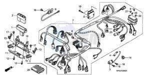 TRX500FE9 Australia - (U) drawing WIRE HARNESS