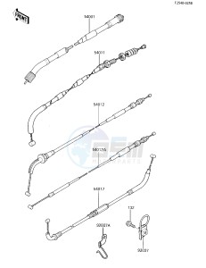 EX 250 E [NINJA 250R] (E1-E2) [NINJA 250R] drawing CABLES