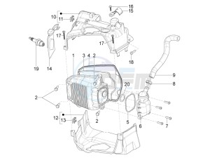 Typhoon 125 4T 2V E3 (NAFTA) drawing Cylinder head cover