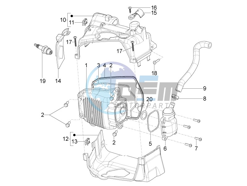 Cylinder head cover