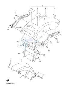 XVS1300CU XVS1300 CUSTOM XVS1300 CUSTOM (2SS6) drawing FENDER