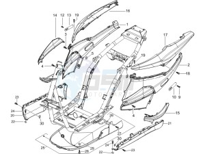 NRG 50 power DT drawing Wheel housing - Mudguard