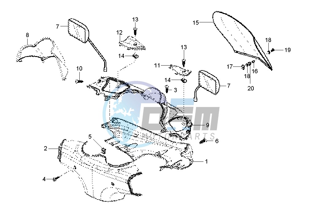 Handlebar shell