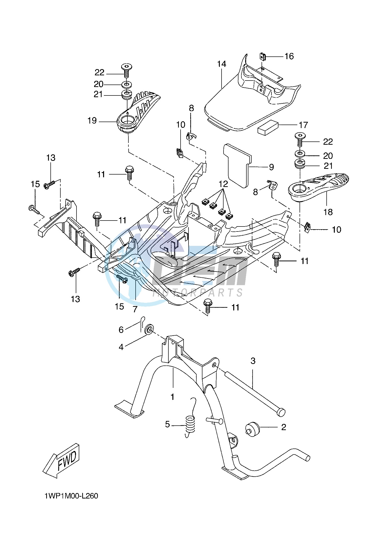 STAND & FOOTREST