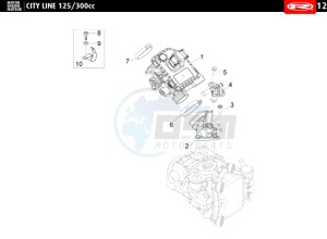 CITYLINE-IE-125-300-WHITE drawing INJECTION SYSTEM  125cc