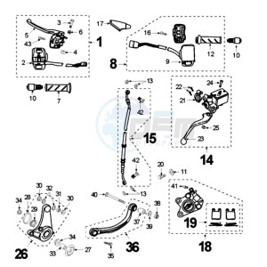 FIGHT RW3A drawing BRAKE SYSTEM *AJP*