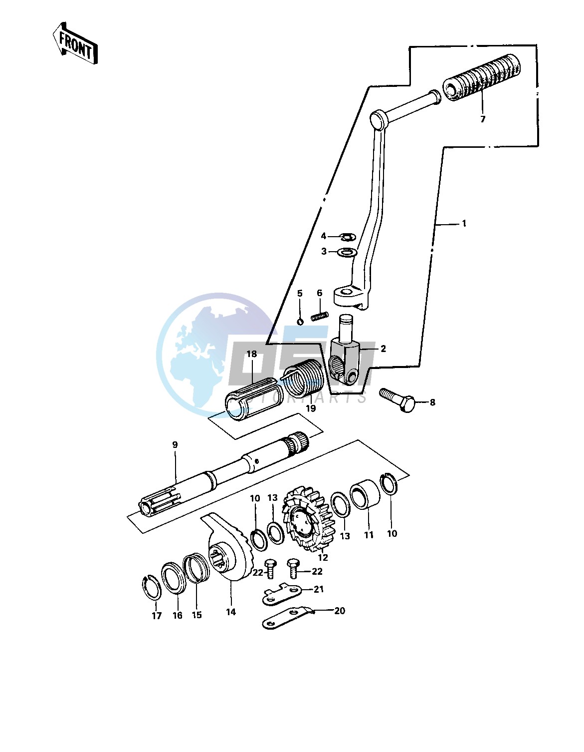 KICKSTARTER MECHANISM