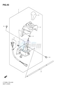 LT-F400 (P24) drawing SHIFT LEVER