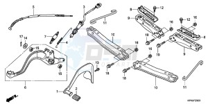 TRX420TMC drawing PEDAL/ STEP