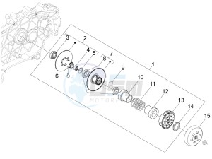 Runner 50 SP drawing Driven pulley