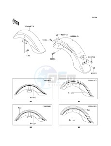 VN 1500 L [VULCAN 1500 NOMAD FI] (L2-L4) [VULCAN 1500 NOMAD FI] drawing FENDERS -- VN1500-L4- -