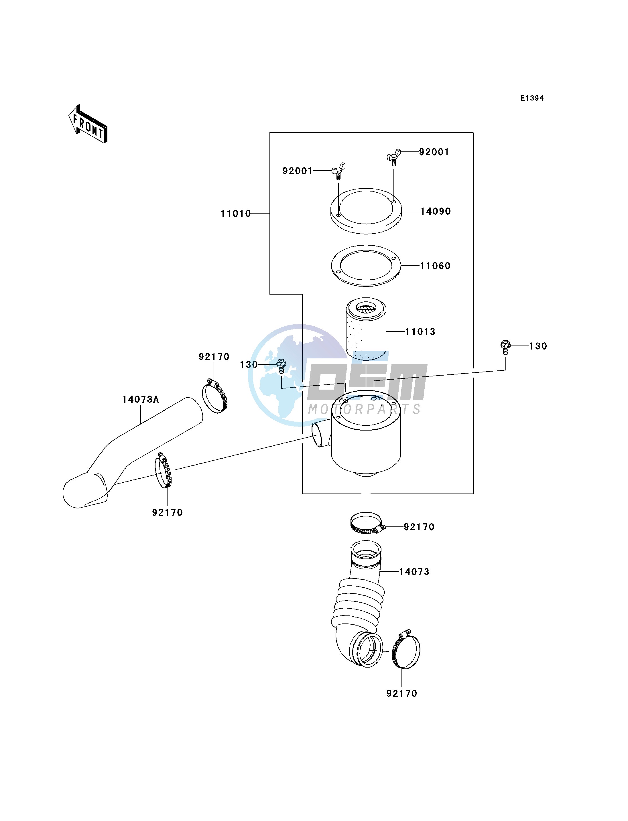 AIR CLEANER-BELT CONVERTER