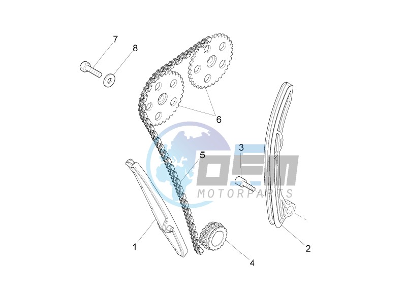 Front cylinder timing system