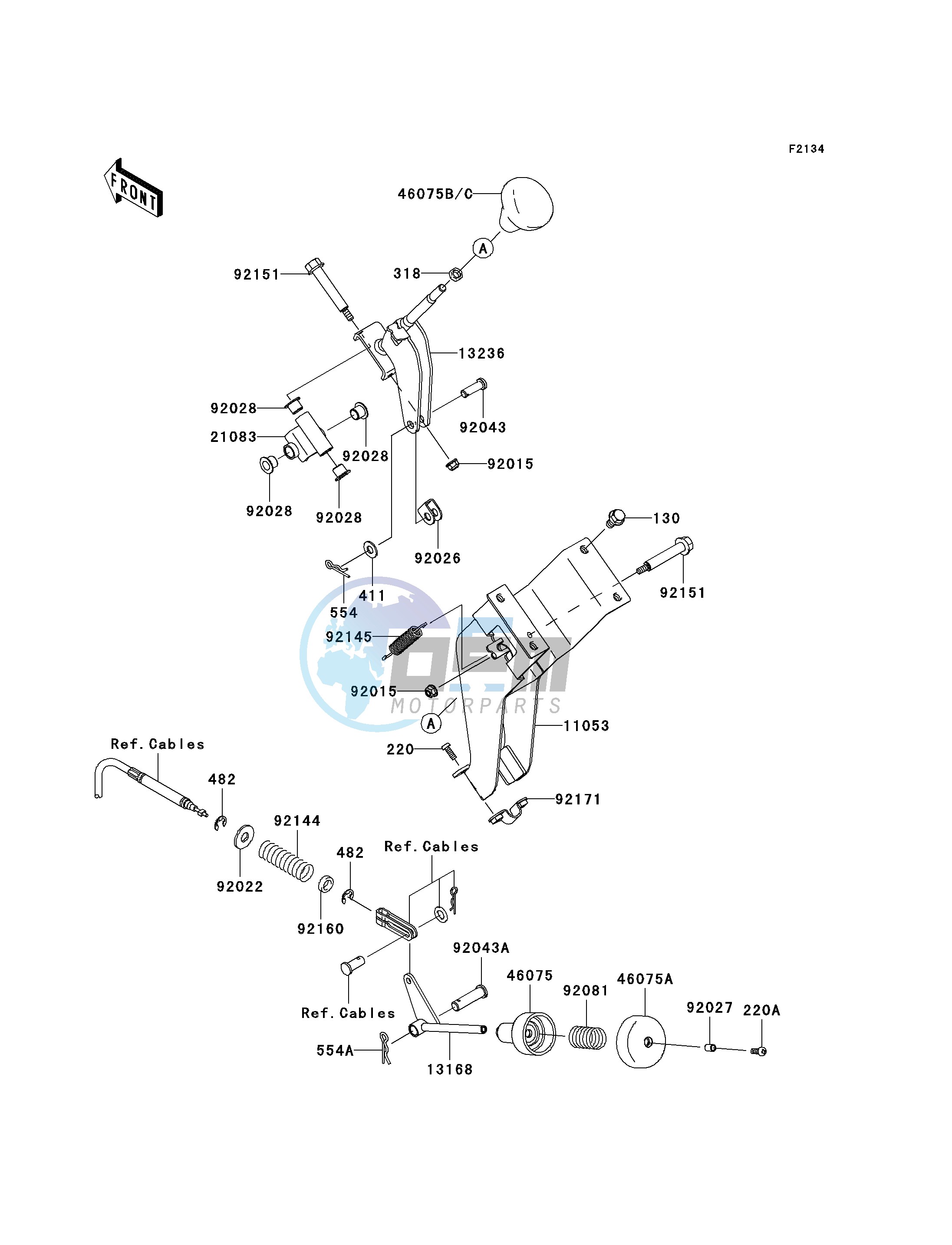 SHIFT LEVER-- S- -