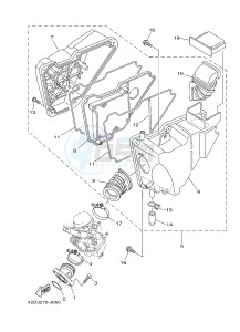 YBR125EGS (43B9) drawing INTAKE