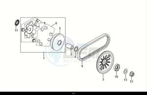 JET4 RX 50 (XE05W3-EU) (E5) (M1) drawing MOVABLE DRIVE FACE ASSY