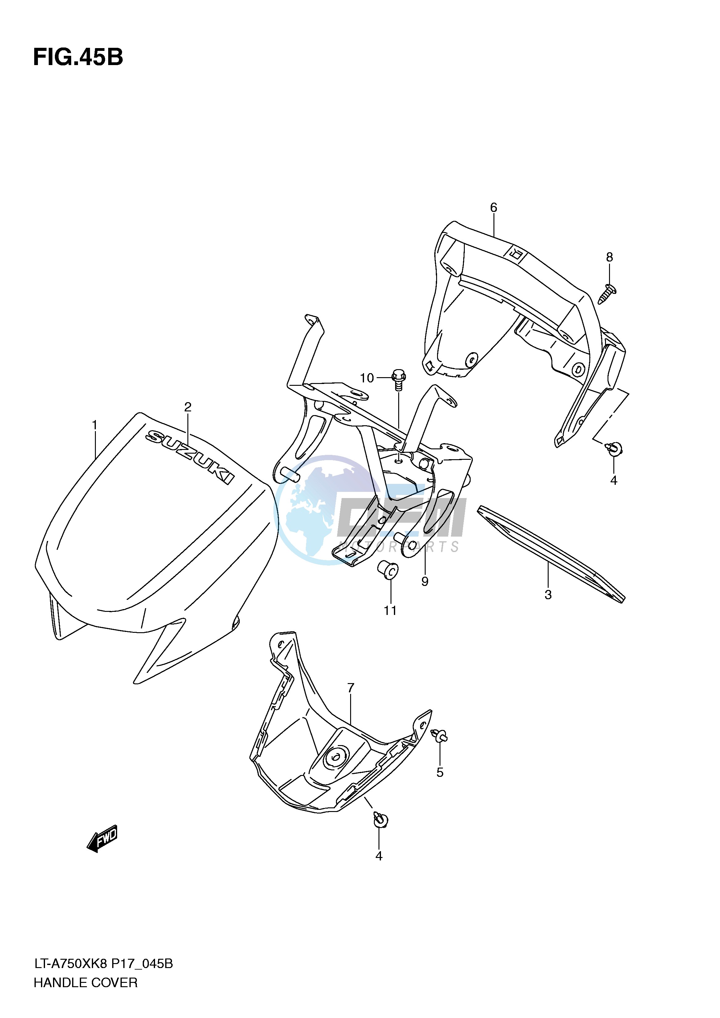 HANDLE COVER (LT-A750XZK8 P24)