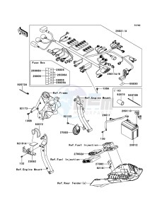 Z1000 ZR1000DCFA FR GB XX (EU ME A(FRICA) drawing Chassis Electrical Equipment