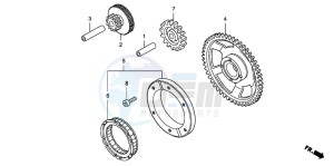 FJS400D SILVER WING drawing STARTING CLUTCH