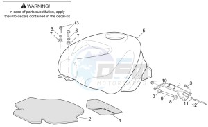 RSV 2 1000 drawing Fuel tank I