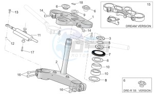 RSV 2 1000 drawing Steering