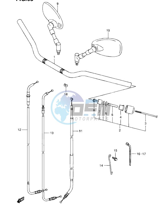 HANDLEBAR (VZ800L1 E19)