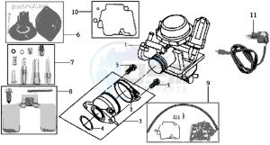 JOYRIDE 200 drawing CARBURATOR