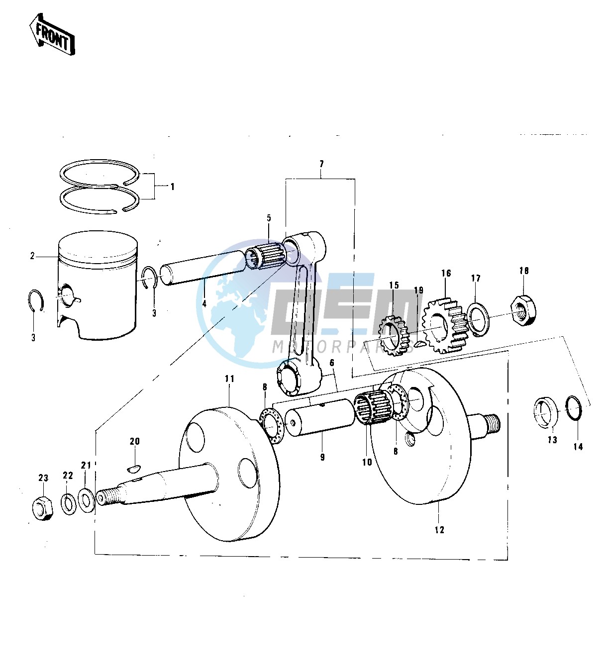 CRANKSHAFT_PISTON -- 73 F11M- -