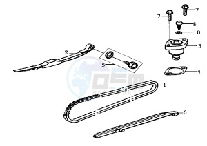 CINDERELLA - 50 cc drawing CAM CHAIN