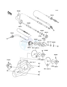 JET SKI 800 SX-R JS800A6F FR drawing Cables