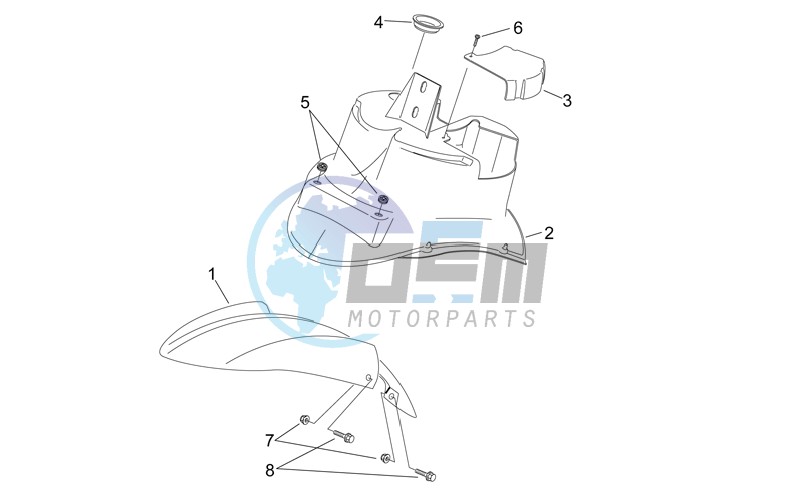 Front body - Front mudguard