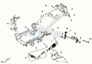 FIDDLE II 125S drawing FRAME