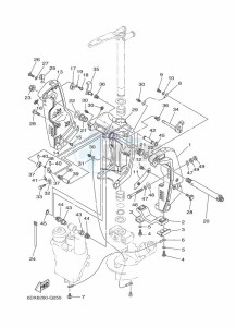 FL250GETX drawing FRONT-FAIRING-BRACKET