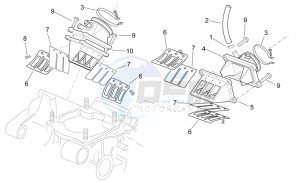 RS 250 drawing Carburettor flange