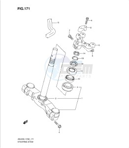 AN400Z drawing STEERING STEM