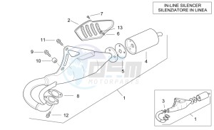 Rally 50 H2O drawing Exhaust unit -FAST-