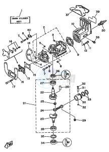 2B drawing CYLINDER--CRANKCASE