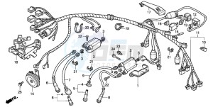 VT600CD drawing WIRE HARNESS