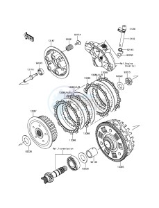 VULCAN S ABS EN650BGF XX (EU ME A(FRICA) drawing Clutch