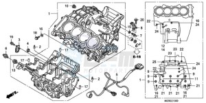 CBF600N9 UK - (E / MKH) drawing CRANKCASE