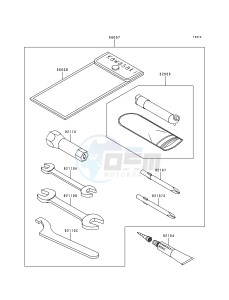 KVF 400 B [PRAIRIE 400] (B1) [PRAIRIE 400] drawing OWNERS TOOLS