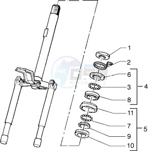 free 100 drawing Steering bearing ball tracks