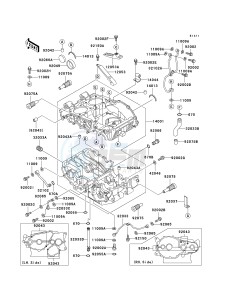 EX 500 D [NINJA 500R] (D6-D9) [NINJA 500R] drawing CRANKCASE